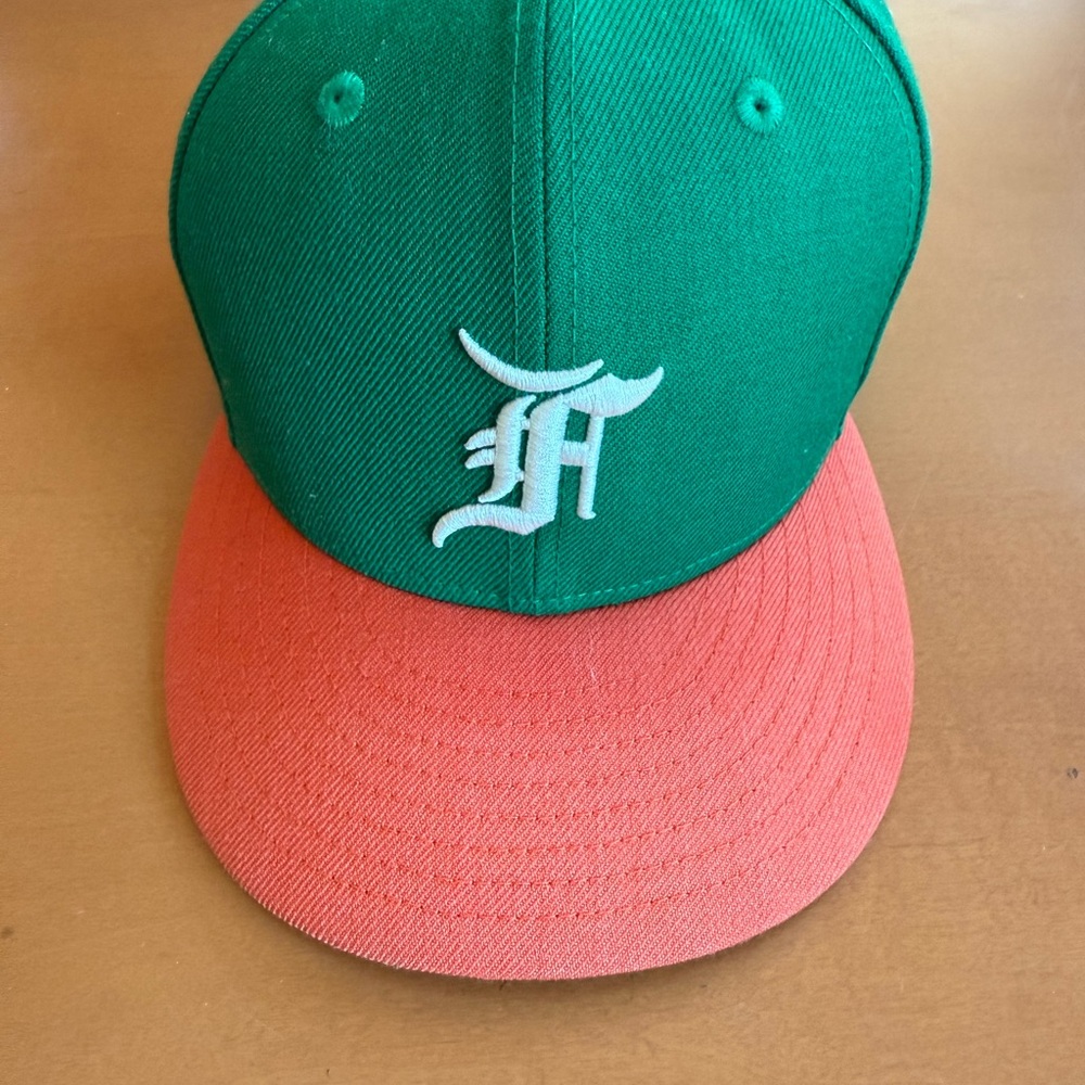Fear of God - essentials - Green and Orange Baseball Cap